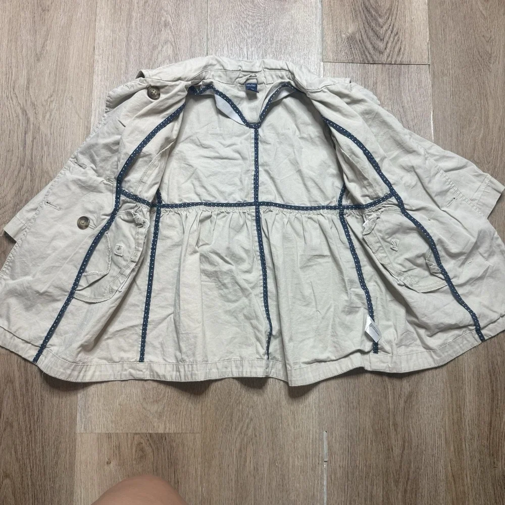 Gap Kids Girls Spring/Fall/Summer Trench Coat 3Y 100% Cotton‎
